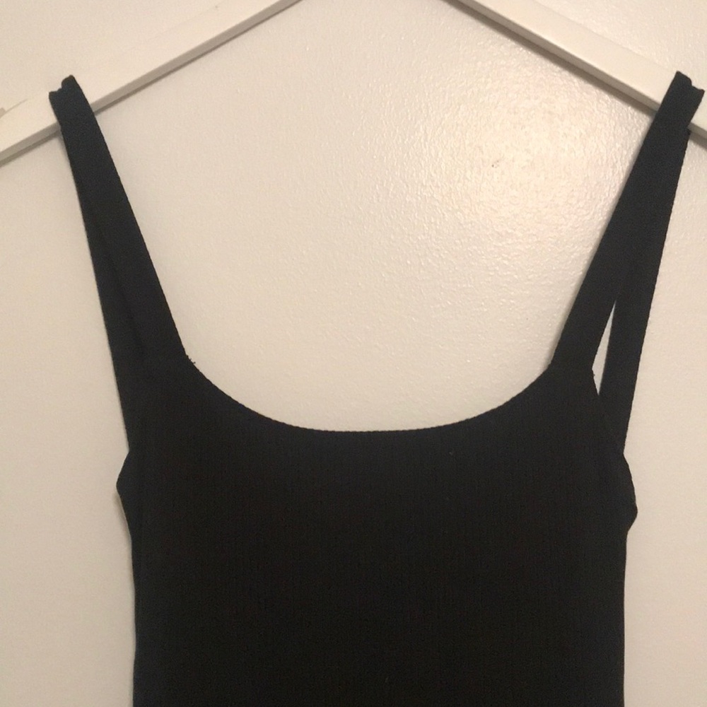 Reformation black spandex dress